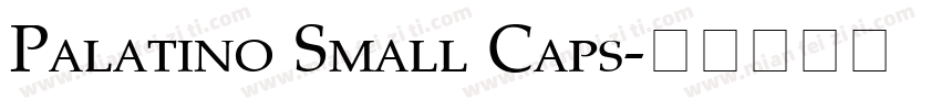 Palatino Small Caps字体转换